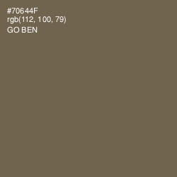 #70644F - Go Ben Color Image